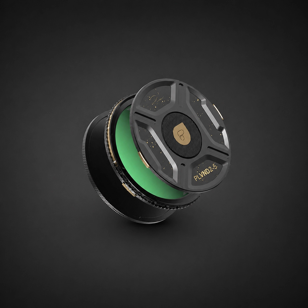 Helix Chroma VND PL 2 to 5 filter on a black background