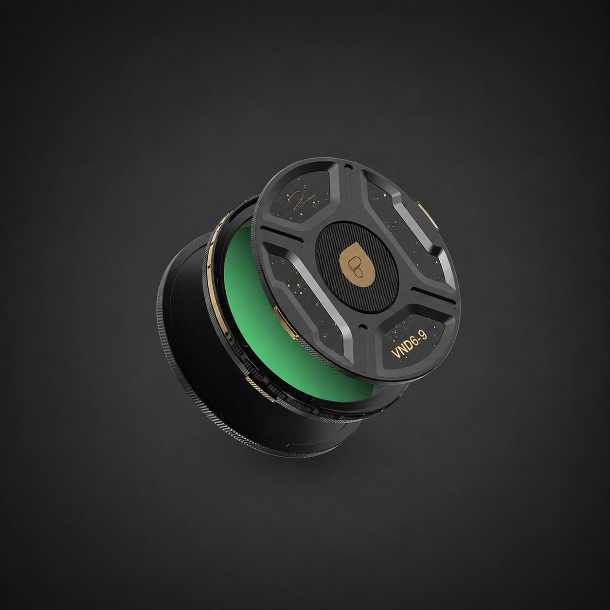 Helix VND 6 to 9 filter on a black background